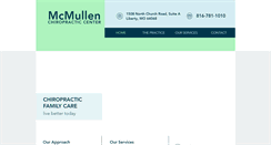 Desktop Screenshot of mcmullenchiropracticcenter.com